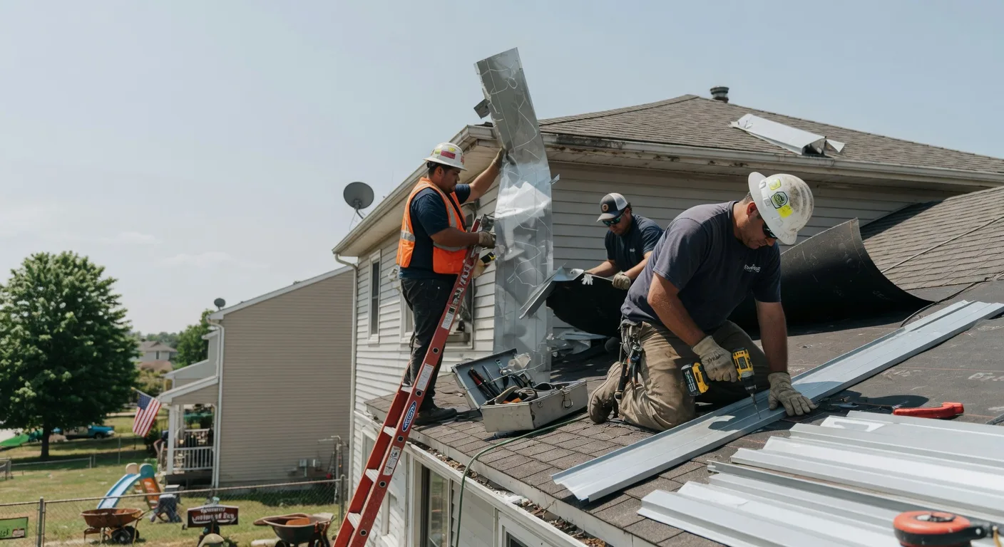 Storm Damage Metal Roof Repair in Fort Monmouth, NJ